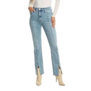 Hudson Jeans Harlow Ultra High Rise Cigarette Stellar Stretch Slits Preppy Sz 27